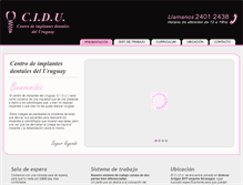 Tablet Screenshot of cidu.com.uy